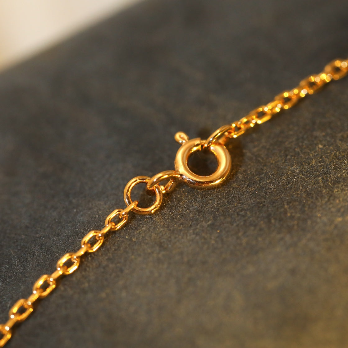 [Auream]SUN PEDANT PINK GOLD 1 DIAMOND NECKLACE