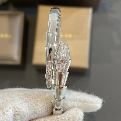 [Auream]SERPENTI BRACELET DIAMONDS SILVER