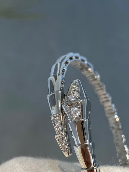 [Auream]SERPENTI BRACELET DIAMONDS SILVER