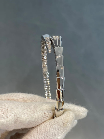 [Auream]SERPENTI BRACELET DIAMONDS SILVER