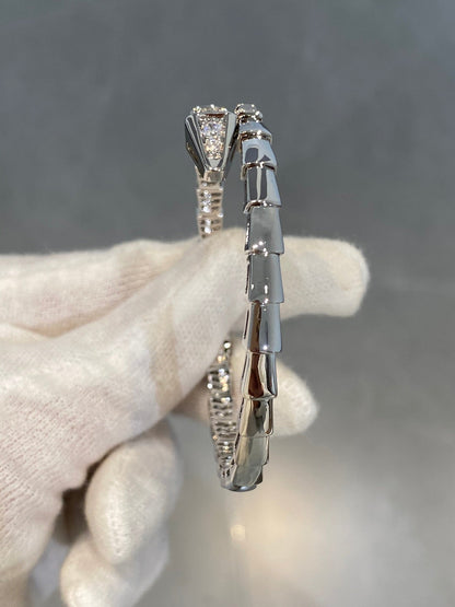 [Auream]SERPENTI BRACELET DIAMONDS SILVER