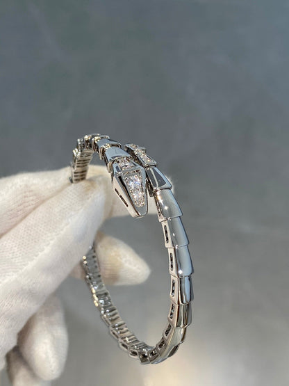 [Auream]SERPENTI BRACELET DIAMONDS SILVER