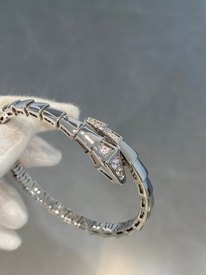 [Auream]SERPENTI BRACELET DIAMONDS SILVER