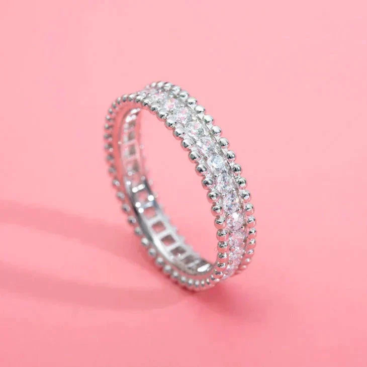 [Auream]PERLEE DIAMOND SILVER RING