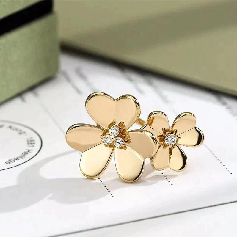 [Auream]CLOVER COMOS GOLD DIAMOND RING