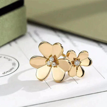 [Auream]CLOVER COMOS GOLD DIAMOND RING