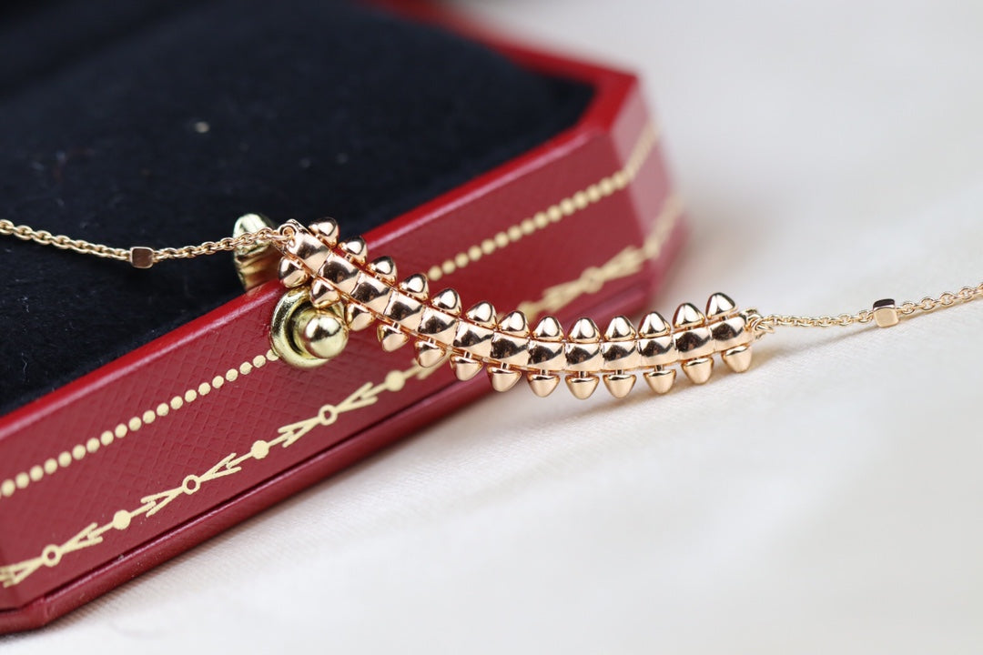 [Auream]CLASH PINK GOLD NECKLACE