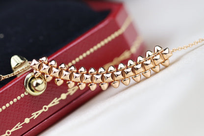 [Auream]CLASH PINK GOLD NECKLACE