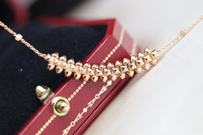 [Auream]CLASH PINK GOLD NECKLACE