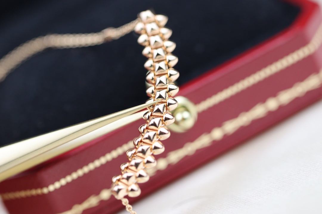 [Auream]CLASH PINK GOLD NECKLACE