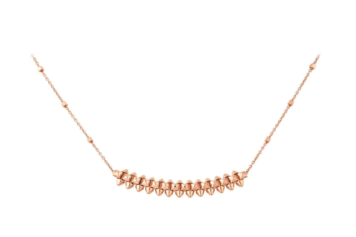 [Auream]CLASH PINK GOLD NECKLACE