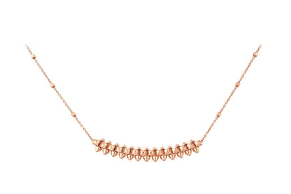 [Auream]CLASH PINK GOLD NECKLACE