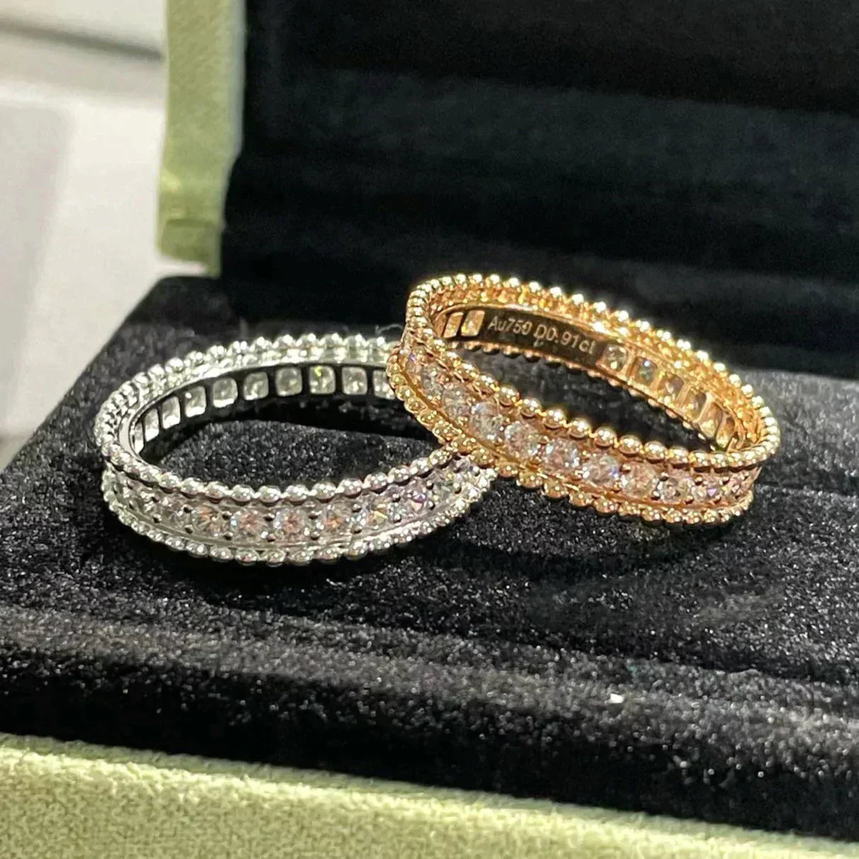[Auream]PERLEE DIAMOND ROSE GOLD RING