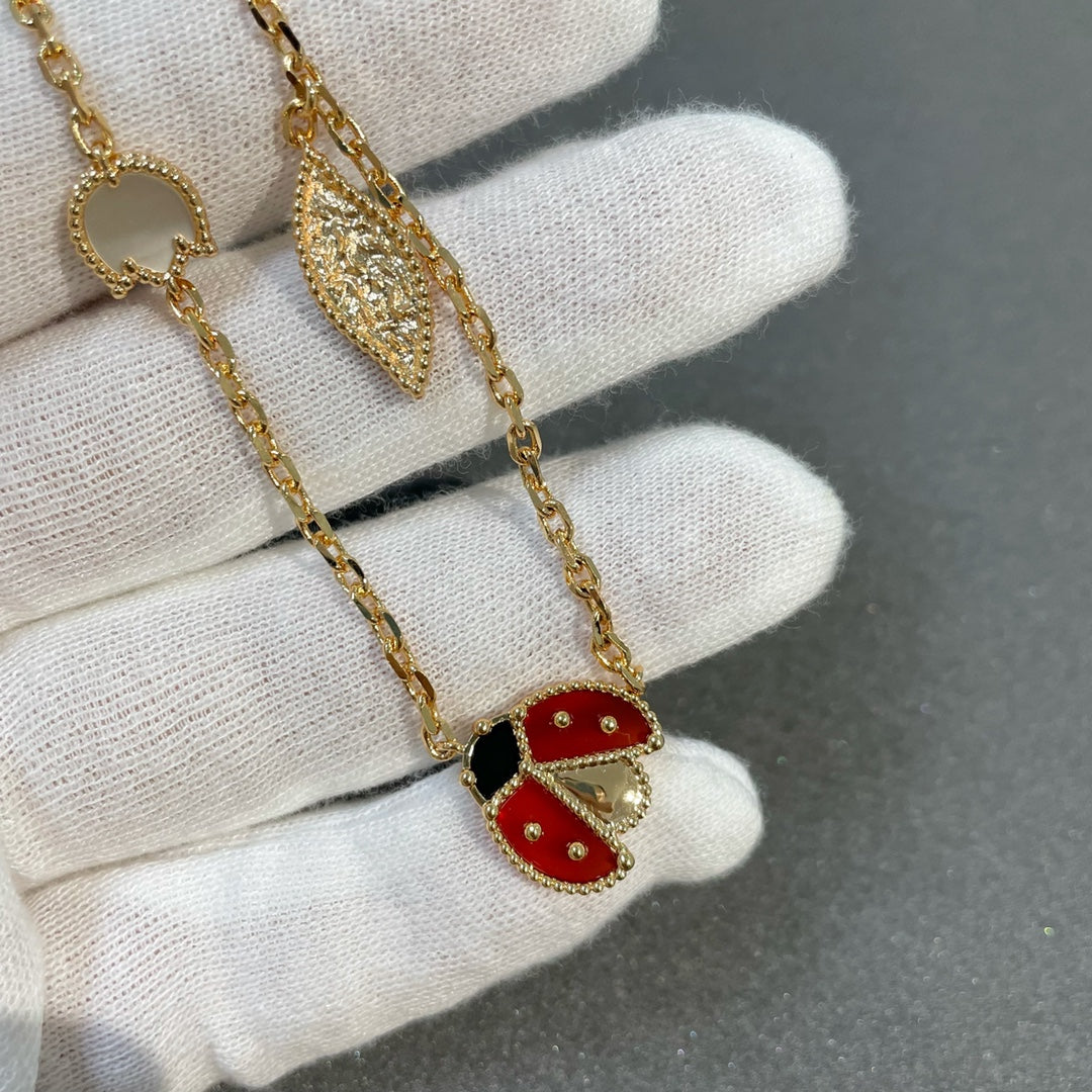 [Auream]LUCKY SPRING 15 MOTIFS GOLD NECKLACE