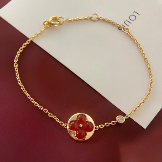 [Auream]SUN PEDANT CARNELIAN BRACELET