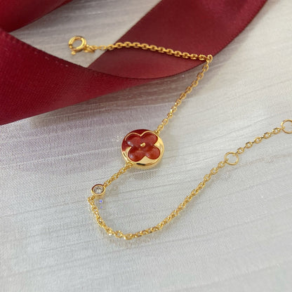 [Auream]SUN PEDANT CARNELIAN BRACELET