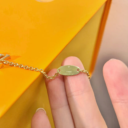 [Auream]LOGO STAR MOTIF GOLD BRACELET