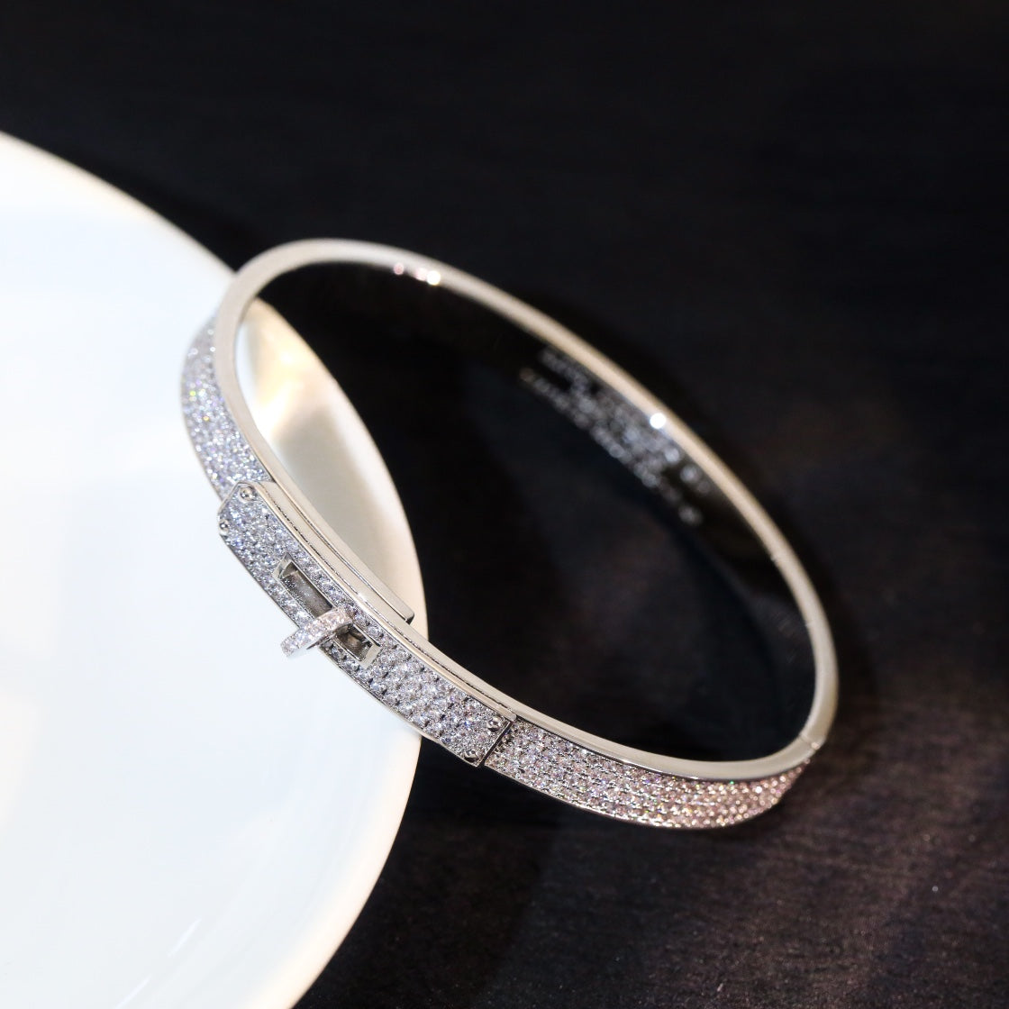 [Auream]KELLY BRACELET DIAMOND PAVED