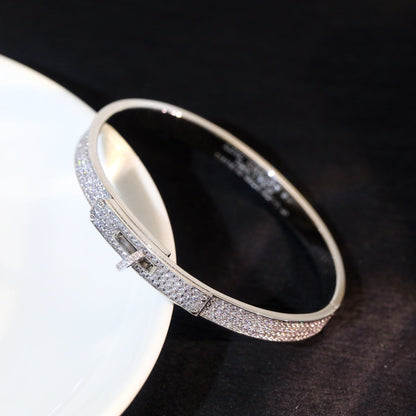 [Auream]KELLY BRACELET DIAMOND PAVED