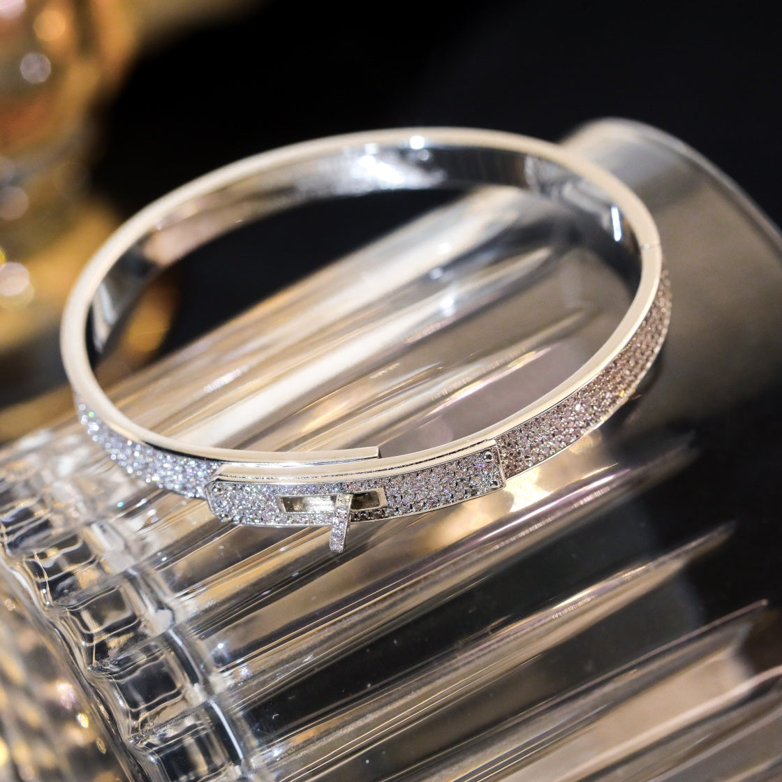 [Auream]KELLY BRACELET DIAMOND PAVED