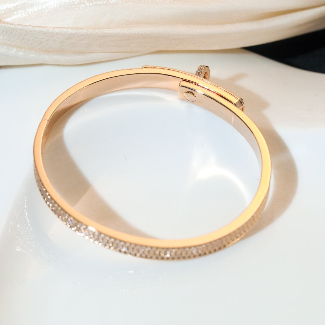 [Auream]KELLY BRACELET DIAMOND PAVED