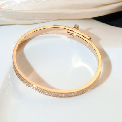 [Auream]KELLY BRACELET DIAMOND PAVED
