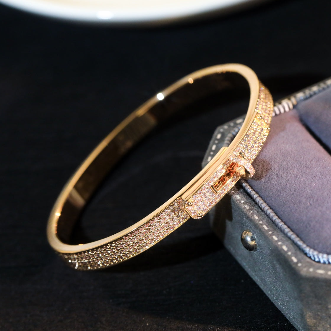[Auream]KELLY BRACELET DIAMOND PAVED