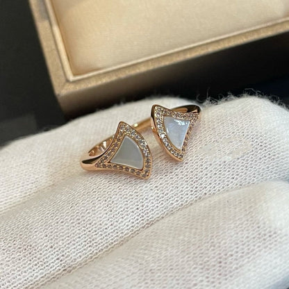 [Auream]DREAM MOP DIAMOND OPEN RING