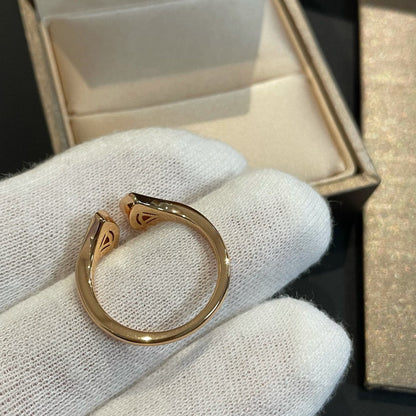[Auream]DREAM MOP DIAMOND OPEN RING