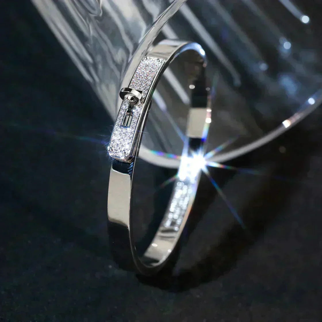 [Auream]KELLY SILVER DIAMOND BRACELET