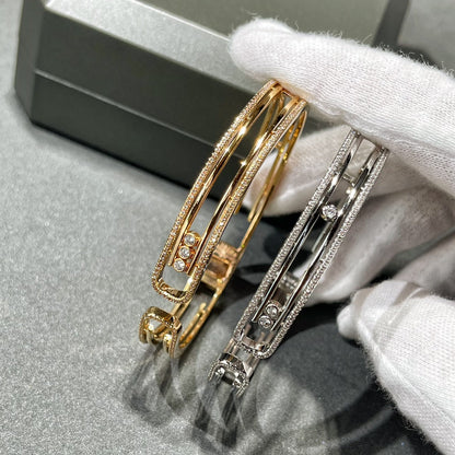 [Auream]MOVE 10TH PAVED DIAMOND BRACELET