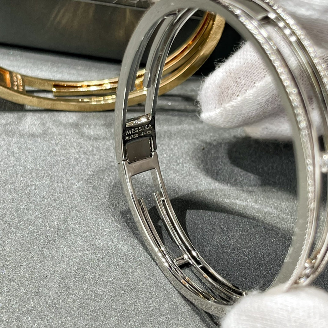 [Auream]MOVE 10TH PAVED DIAMOND BRACELET