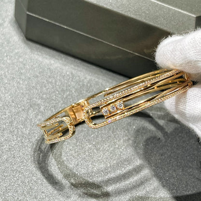 [Auream]MOVE 10TH PAVED DIAMOND BRACELET