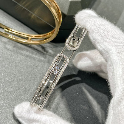 [Auream]MOVE 10TH PAVED DIAMOND BRACELET