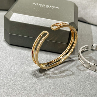 [Auream]MOVE 10TH PAVED DIAMOND BRACELET