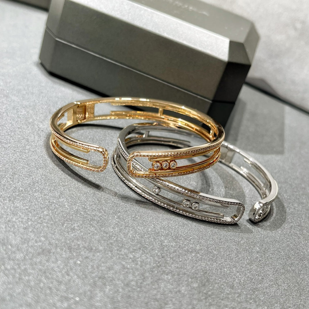 [Auream]MOVE 10TH PAVED DIAMOND BRACELET