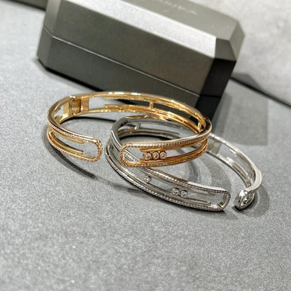 [Auream]MOVE 10TH PAVED DIAMOND BRACELET
