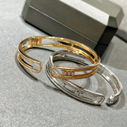 [Auream]MOVE 10TH PAVED DIAMOND BRACELET