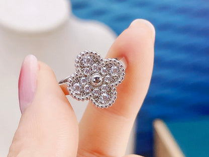 [Auream]CLOVER DIAMOND RING