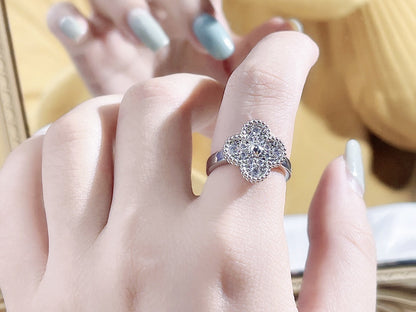[Auream]CLOVER DIAMOND RING