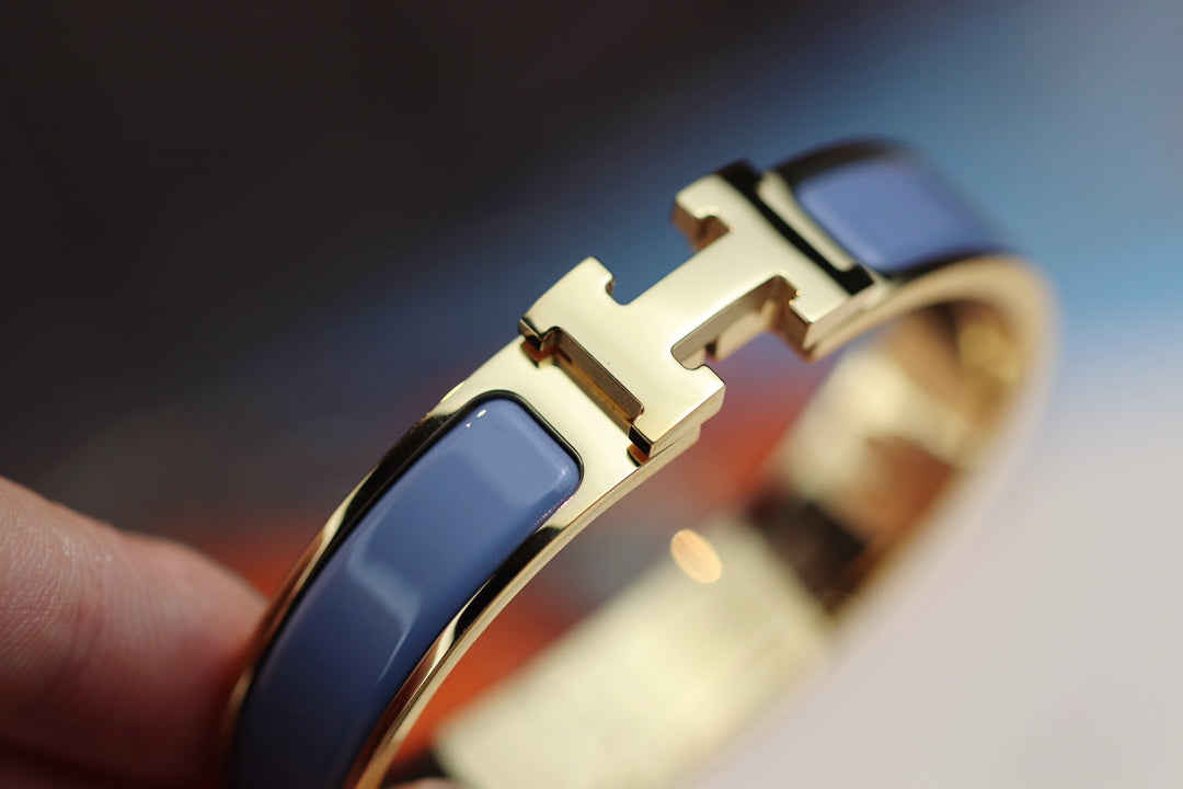 [Auream]H BRACELET 12MM BLUE GRAY