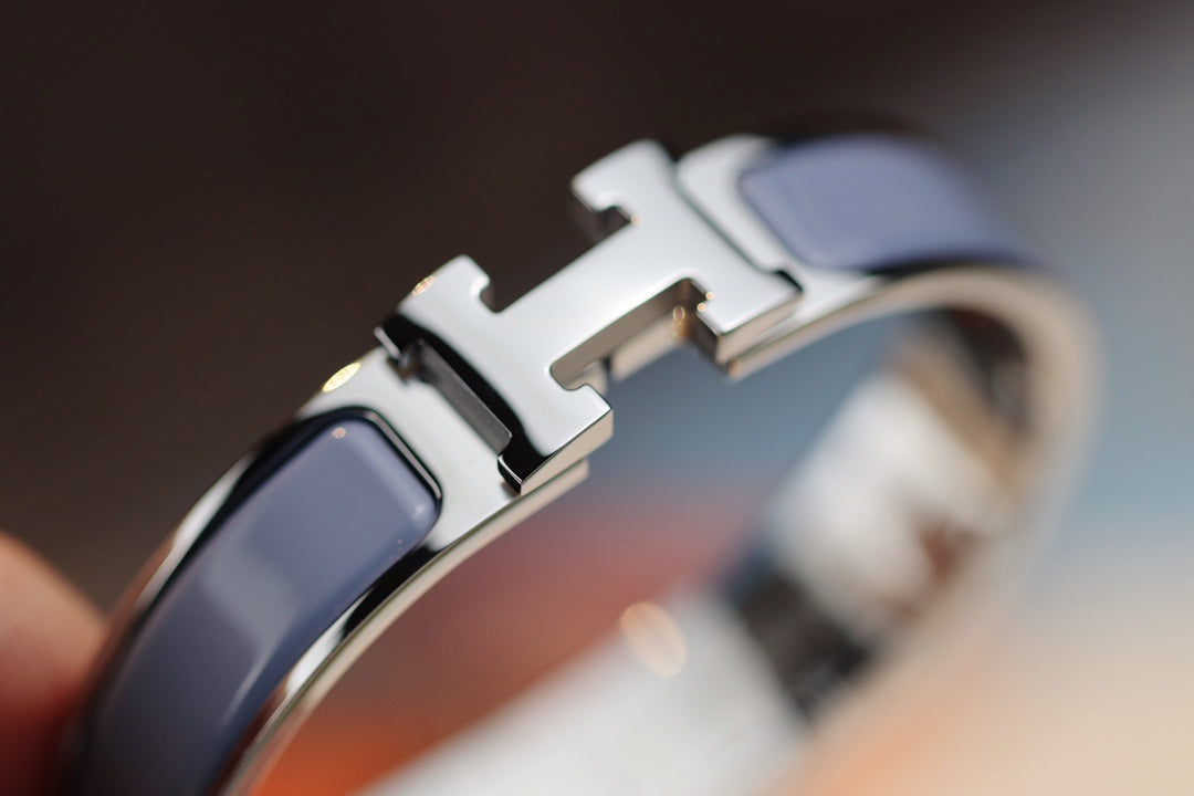 [Auream]H BRACELET 12MM BLUE GRAY
