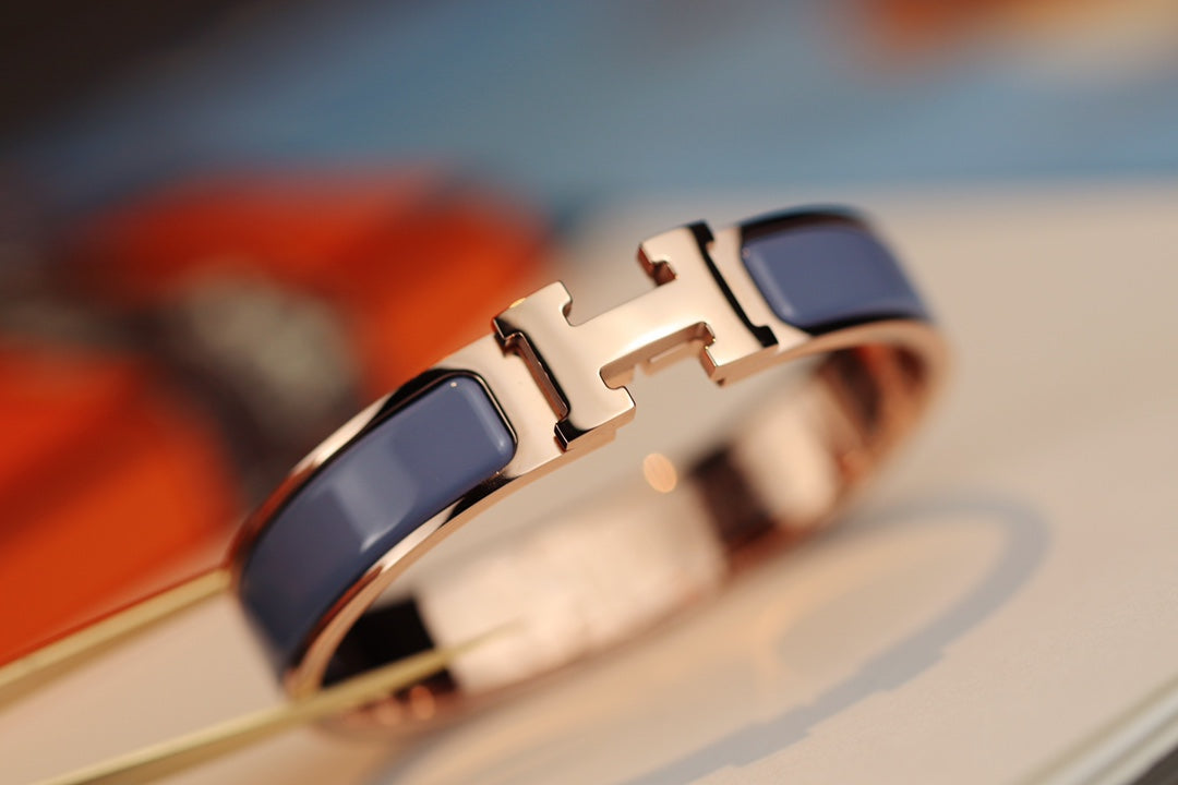 [Auream]H BRACELET 12MM BLUE GRAY