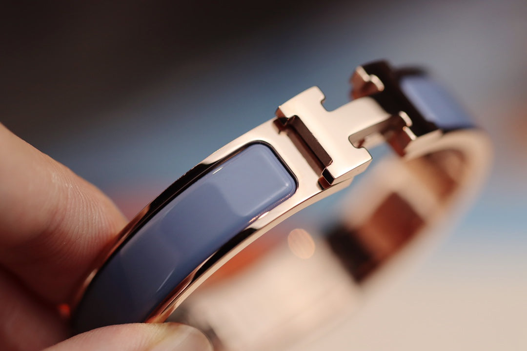 [Auream]H BRACELET 12MM BLUE GRAY