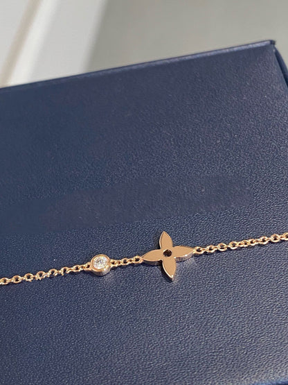 [Auream]STAR DIAMOND PINK GOLD BRACELET