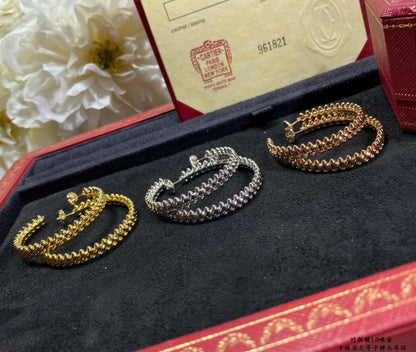 [Auream]CLASH LARGE HOOP EARRINGS