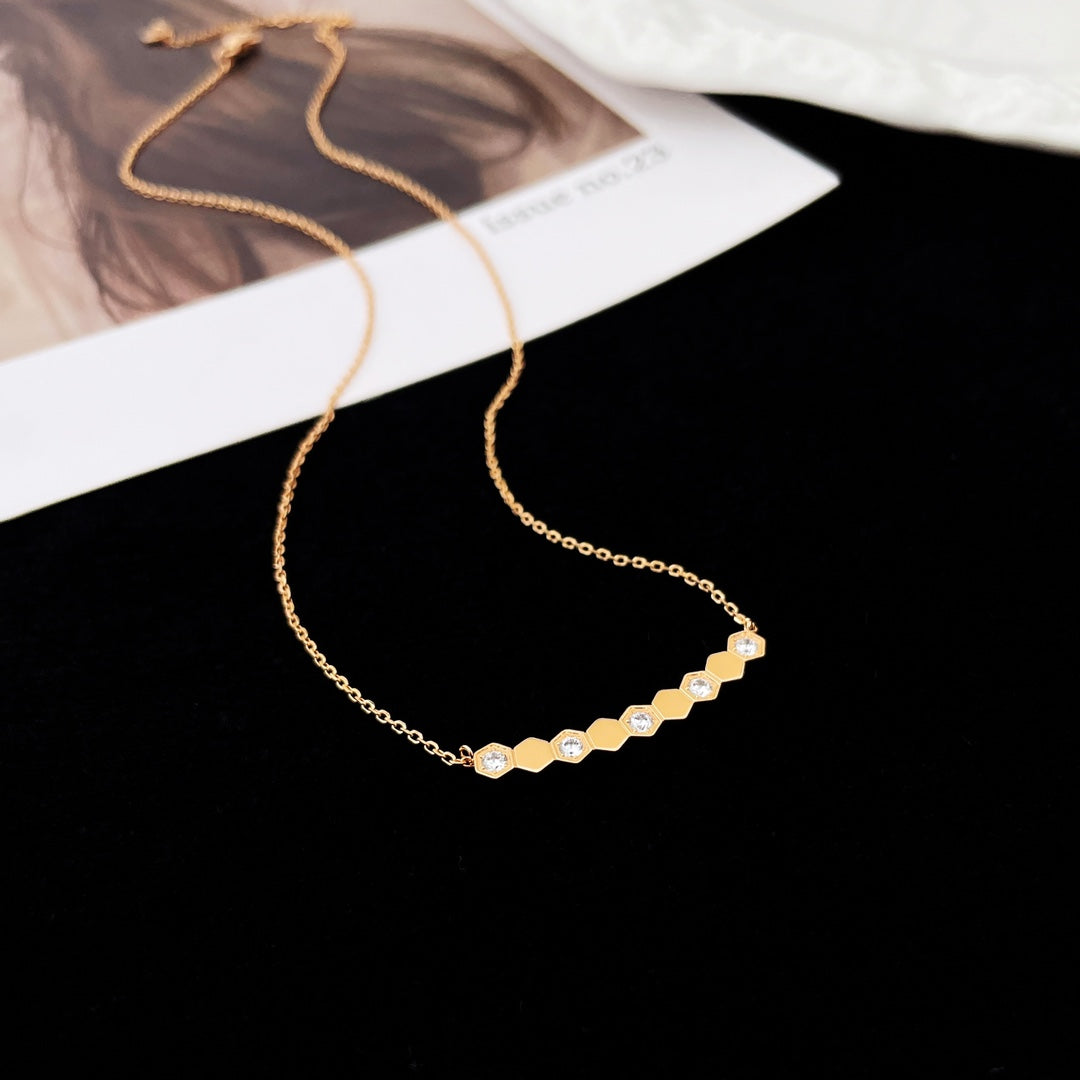 [Auream]BEE MY LOVE DIAMOND NECKLACE