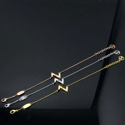 [Auream]VOLT LV LOGO BRACELET