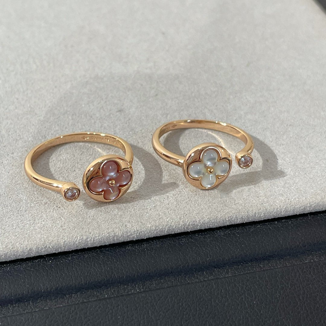 [Auream]SUN 1 DIAMOND PINK MOP RING