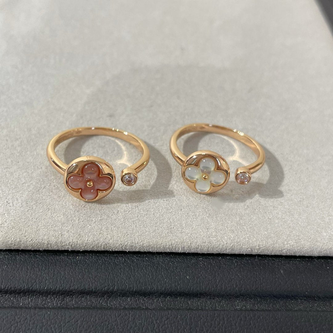 [Auream]SUN 1 DIAMOND PINK MOP RING